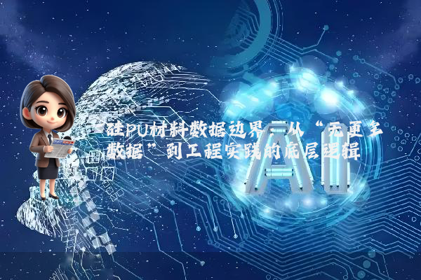 硅PU材料数据边界：从“无更多数据”到工程实践的底层逻辑