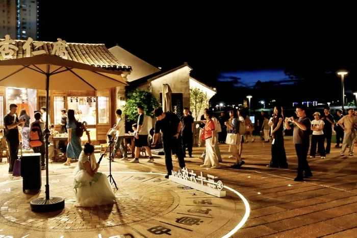 鹿城的夜晚 图片据鹿城发布