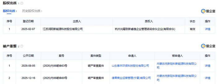 涉8万吨多晶硅产能，某硅料企业破产重整“梅开二度”