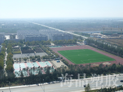 1、潍坊昌邑市文山中学塑胶跑道、人造草坪足球场、篮球场等 　 2、昌邑一中塑胶跑道、人造草坪足球场